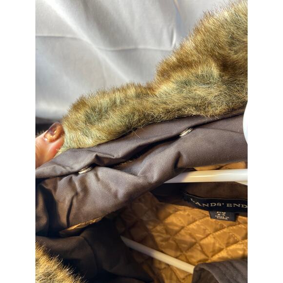 Lands End winter brown jacket - Picture 7 of 7